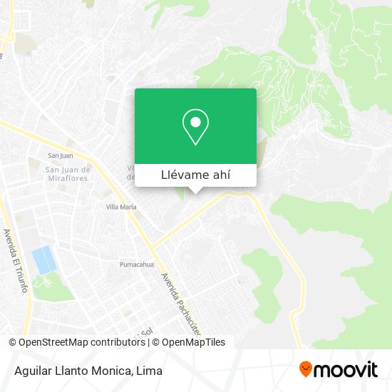 Mapa de Aguilar Llanto Monica