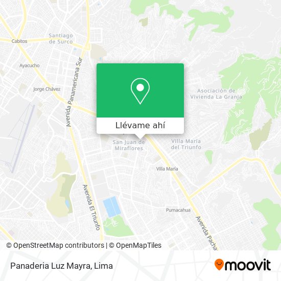 Mapa de Panaderia Luz Mayra