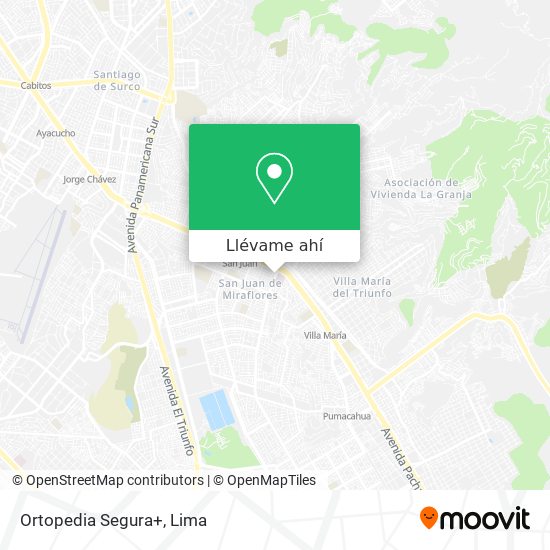 Mapa de Ortopedia Segura+