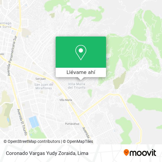 Mapa de Coronado Vargas Yudy Zoraida