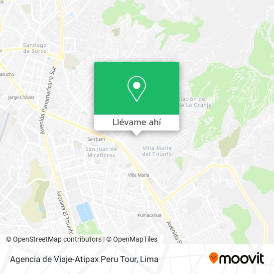 Mapa de Agencia de Viaje-Atipax Peru Tour