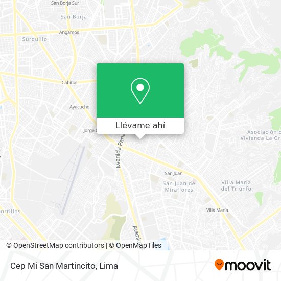 Mapa de Cep Mi San Martincito