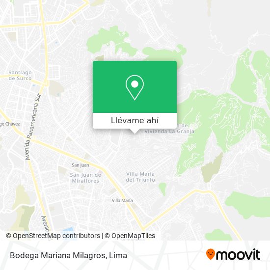 Mapa de Bodega Mariana Milagros