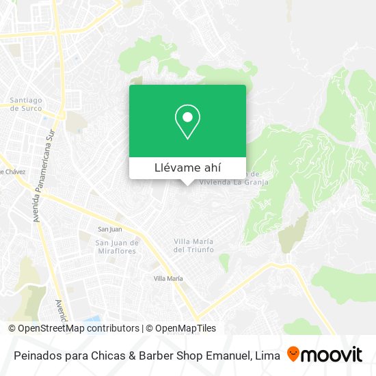 Mapa de Peinados para Chicas & Barber Shop Emanuel