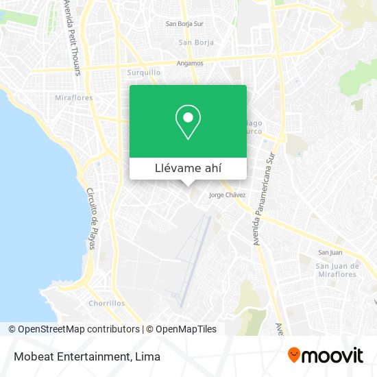 Mapa de Mobeat Entertainment