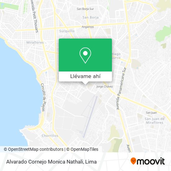 Mapa de Alvarado Cornejo Monica Nathali