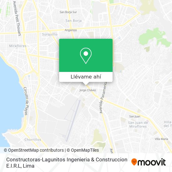 Mapa de Constructoras-Lagunitos Ingenieria & Construccion E.I.R.L