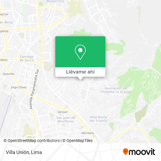 Mapa de Villa Unión