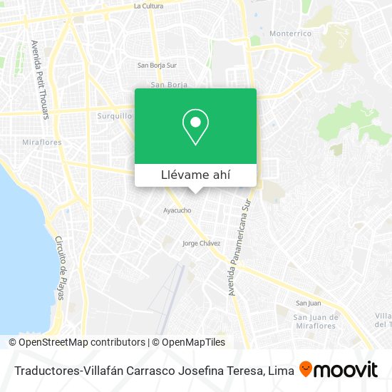 Mapa de Traductores-Villafán Carrasco Josefina Teresa