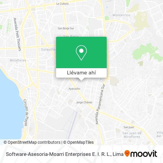 Mapa de Software-Asesoria-Moarri Enterprises E. I. R. L.