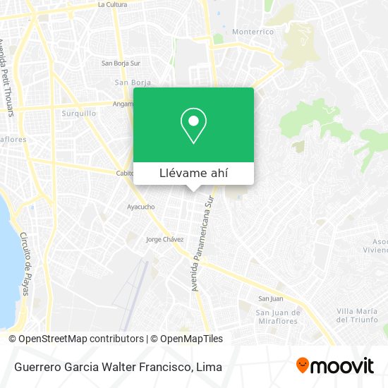Mapa de Guerrero Garcia Walter Francisco