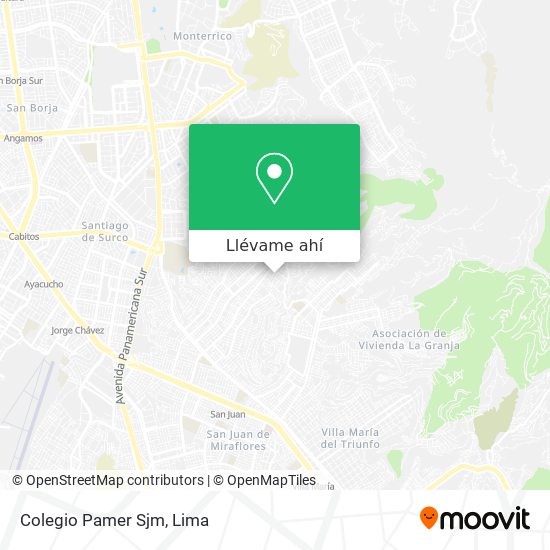 Mapa de Colegio Pamer Sjm