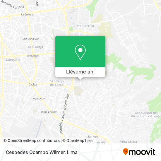 Mapa de Cespedes Ocampo Wilmer