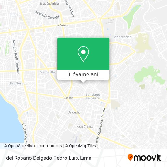 Mapa de del Rosario Delgado Pedro Luis