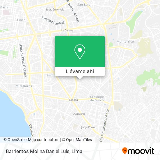 Mapa de Barrientos Molina Daniel Luis