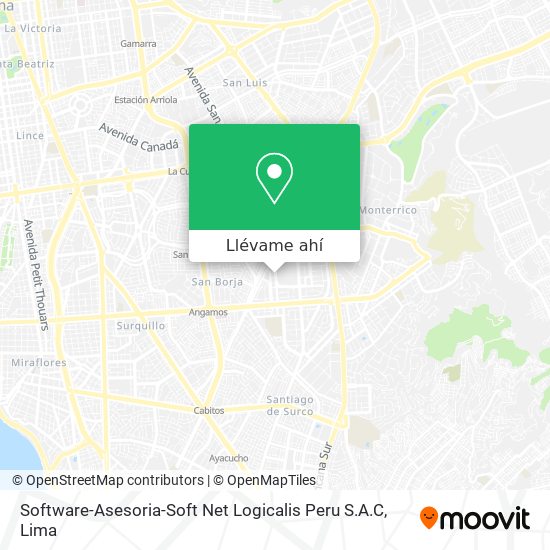 Mapa de Software-Asesoria-Soft Net Logicalis Peru S.A.C