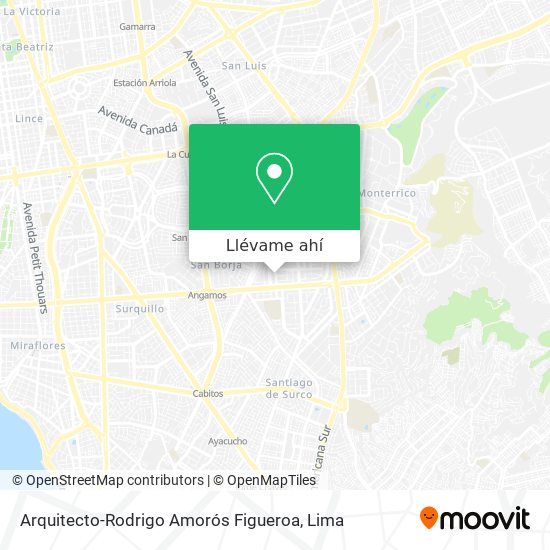 Mapa de Arquitecto-Rodrigo Amorós Figueroa