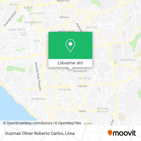 Mapa de Guzman Oliver Roberto Carlos