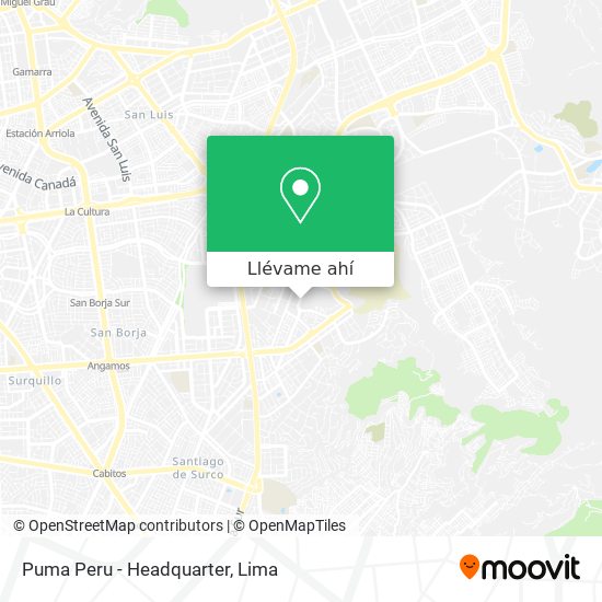 Mapa de Puma Peru - Headquarter