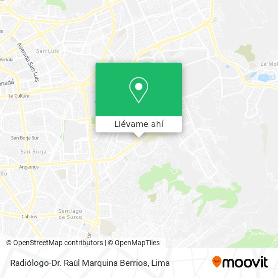 Mapa de Radiólogo-Dr. Raúl Marquina Berrios