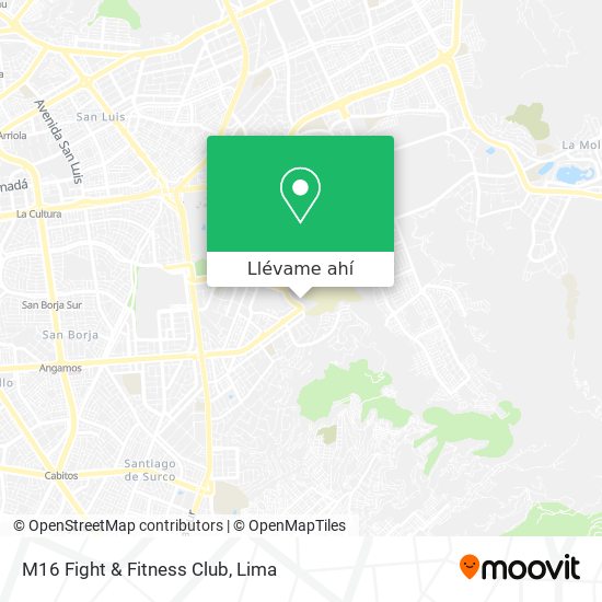 Mapa de M16 Fight & Fitness Club