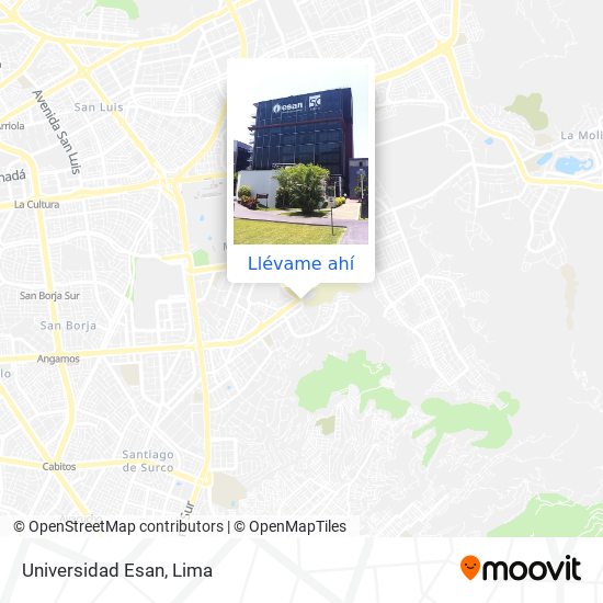 Mapa de Universidad Esan