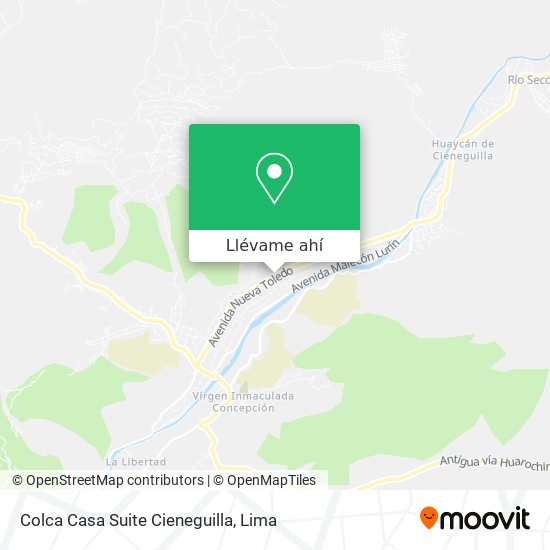 Mapa de Colca Casa Suite Cieneguilla