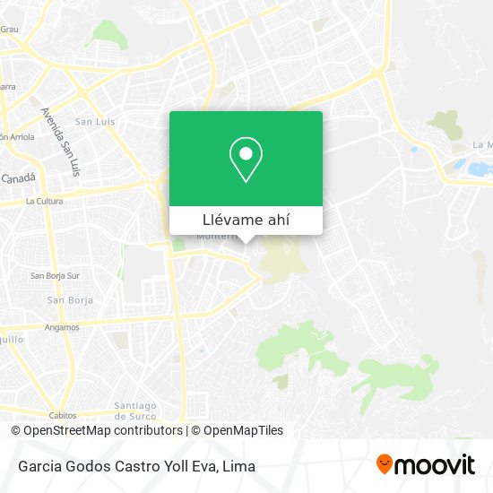Mapa de Garcia Godos Castro Yoll Eva