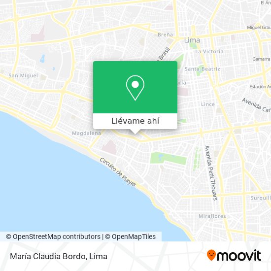 Mapa de María Claudia Bordo