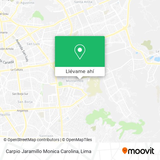 Mapa de Carpio Jaramillo Monica Carolina