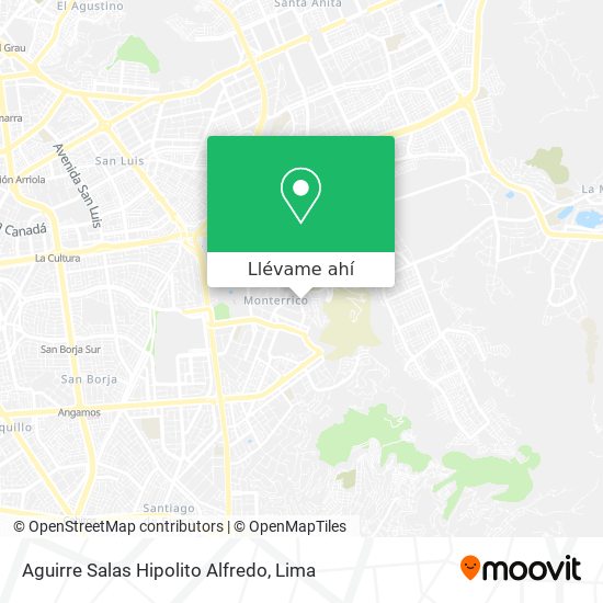 Mapa de Aguirre Salas Hipolito Alfredo