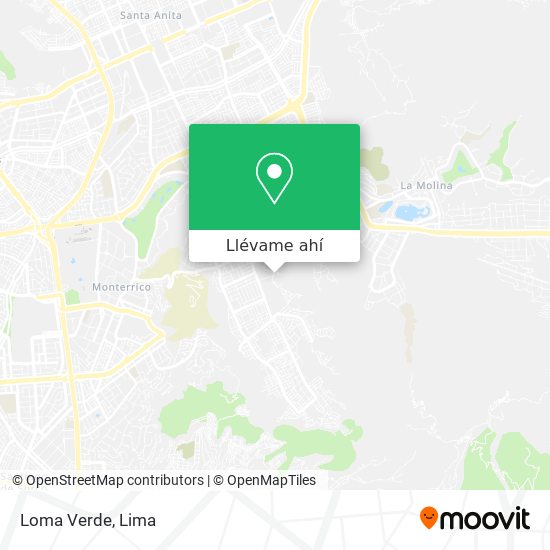 Mapa de Loma Verde