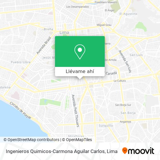 Mapa de Ingenieros Quimicos-Carmona Aguilar Carlos