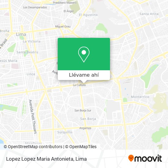 Mapa de Lopez Lopez Maria Antonieta
