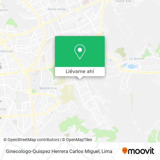 Mapa de Ginecologo-Quispez Herrera Carlos Miguel