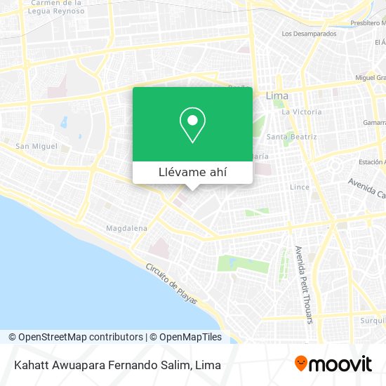 Mapa de Kahatt Awuapara Fernando Salim