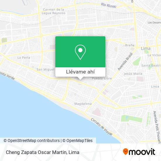 Mapa de Cheng Zapata Oscar Martin