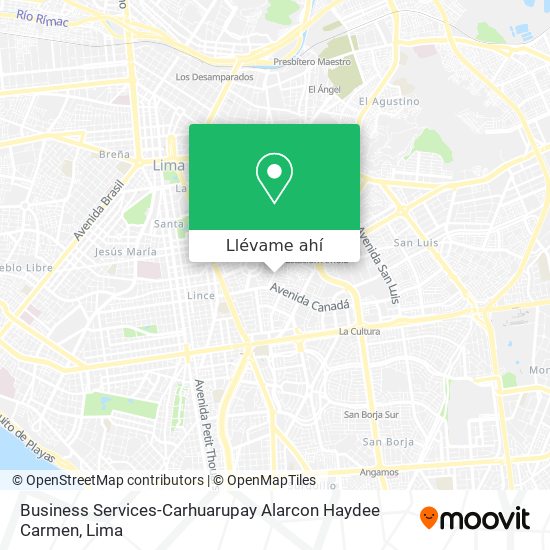 Mapa de Business Services-Carhuarupay Alarcon Haydee Carmen