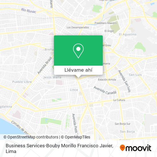 Mapa de Business Services-Bouby Morillo Francisco Javier
