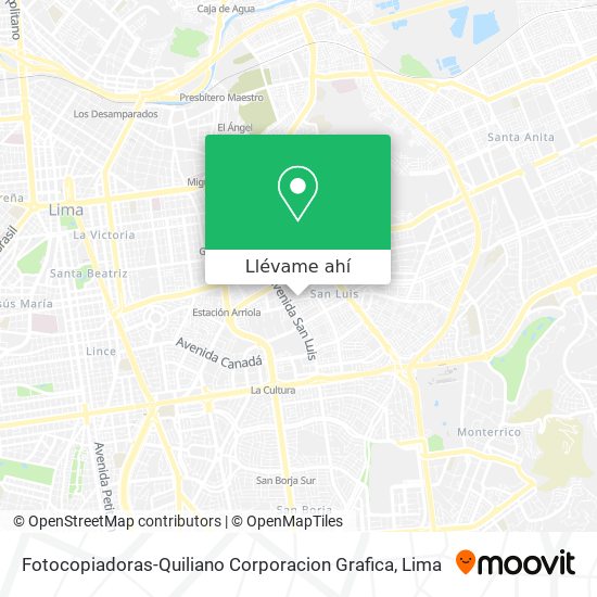 Mapa de Fotocopiadoras-Quiliano Corporacion Grafica