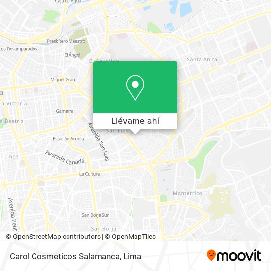 Mapa de Carol Cosmeticos Salamanca