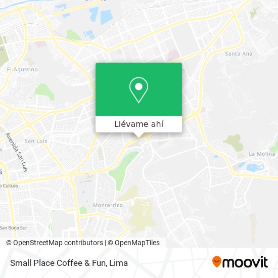 Mapa de Small Place Coffee & Fun