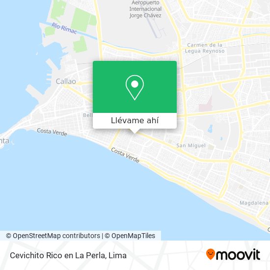 Mapa de Cevichito Rico en La Perla