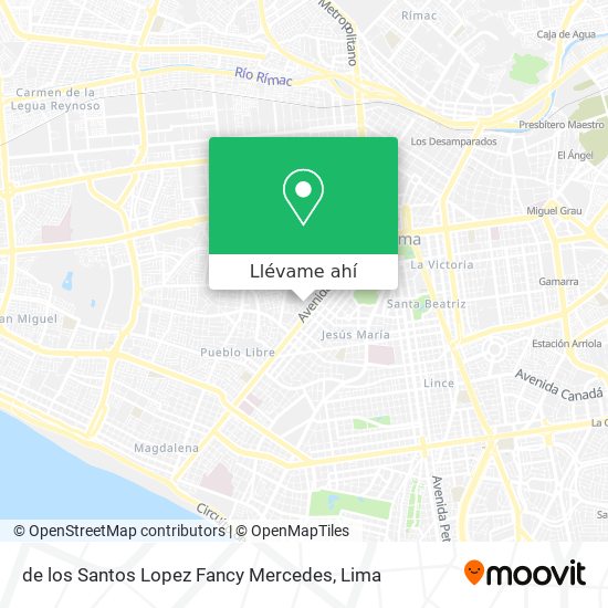 Mapa de de los Santos Lopez Fancy Mercedes