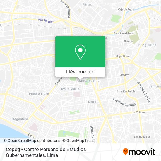 Mapa de Cepeg - Centro Peruano de Estudios Gubernamentales