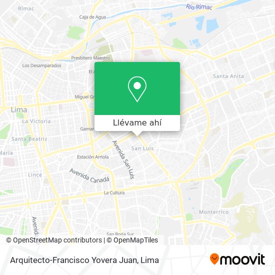 Mapa de Arquitecto-Francisco Yovera Juan