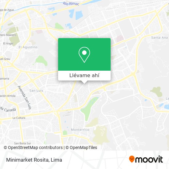 Mapa de Minimarket Rosita