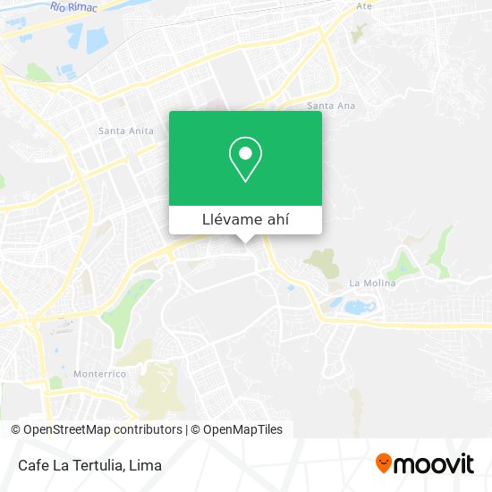 Mapa de Cafe La Tertulia