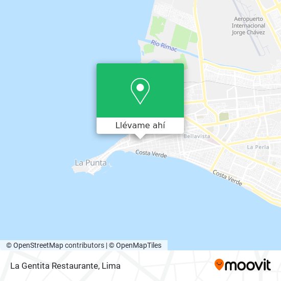 Mapa de La Gentita Restaurante