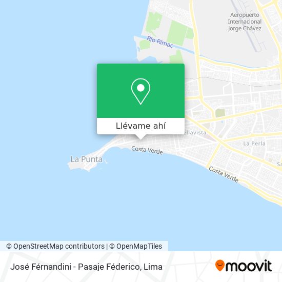 Mapa de José Férnandini - Pasaje Féderico
